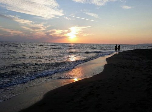 Zalazak sunca na Velikoj plaži